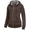 Bluza z kapturem CASSIE damska - Schockemohle - tobacco melange